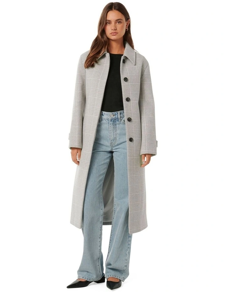 Annie Belted Coat in Grey image 1