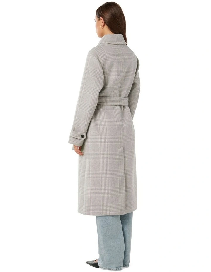 Annie Belted Coat in Grey image 2
