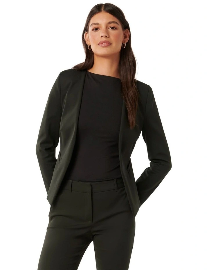 Alyssa Fitted Blazer in Green image 1