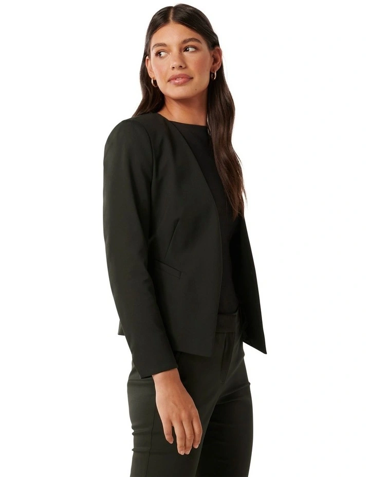 Alyssa Fitted Blazer in Green image 3