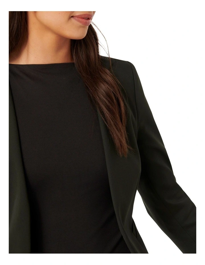 Alyssa Fitted Blazer in Green image 4