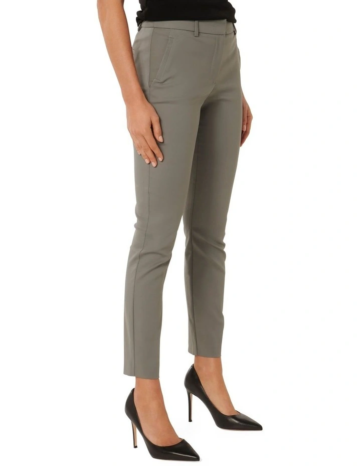 Grace 7/8th Slim Pants in Grey image 3