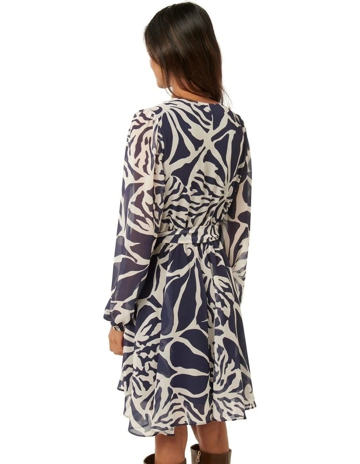 Amila Belted Mini Dress in Multi image 2