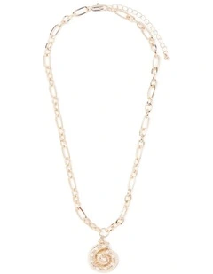 Signature Selene Shell Pendant in Gold
