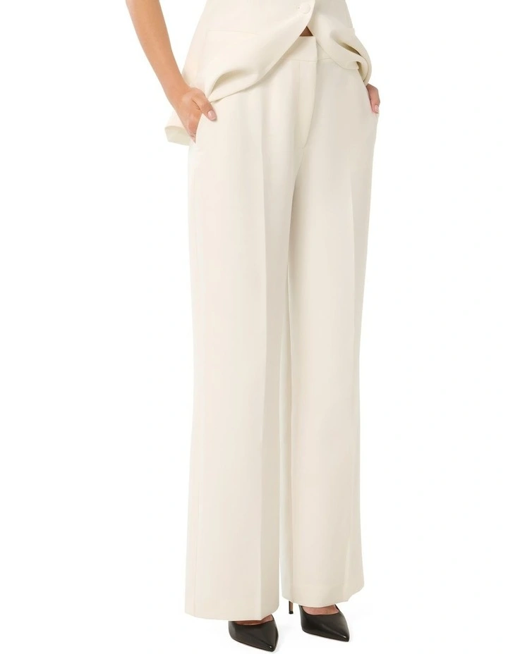 Pyper Tall Straight Leg Pants in White image 3