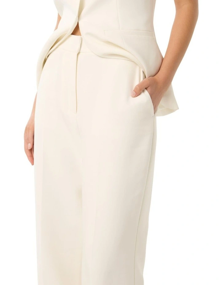 Pyper Tall Straight Leg Pants in White image 4