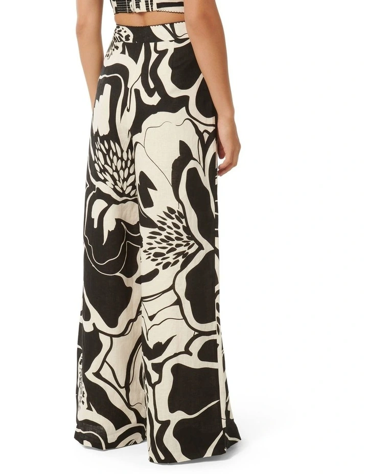 Ebony Linen Wide Leg Pants in Dunstan Co-ord image 2