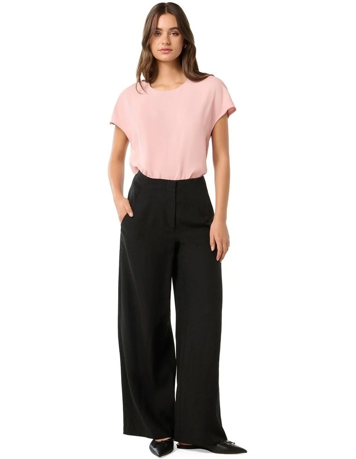 Arlet Cap Sleeves T-Shirt in Pink image 5
