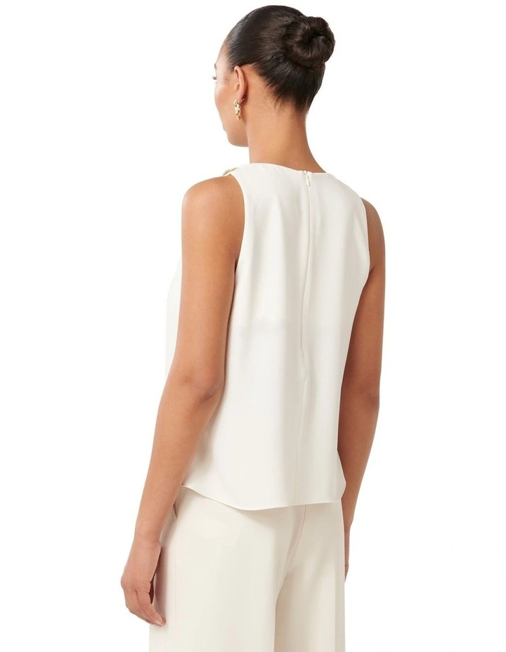 Dawn Hardware Tank Top in Ivory image 2