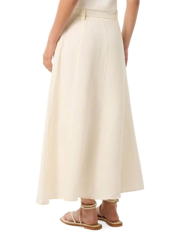 Brooklyn Maxi Skirt in White image 2