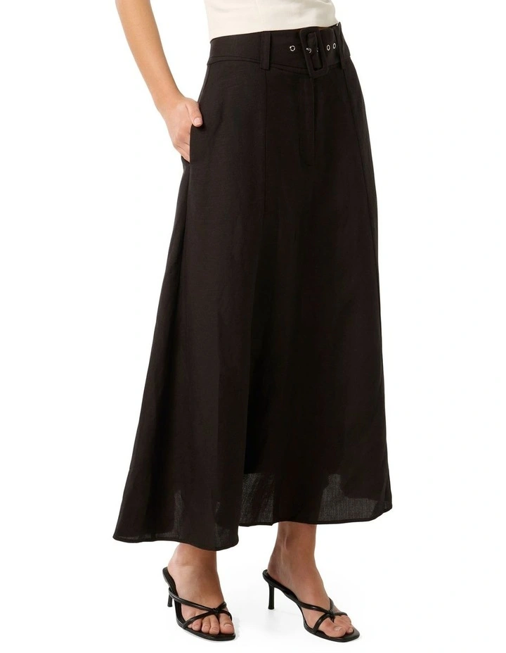 Brooklyn Maxi Skirt in Black image 3