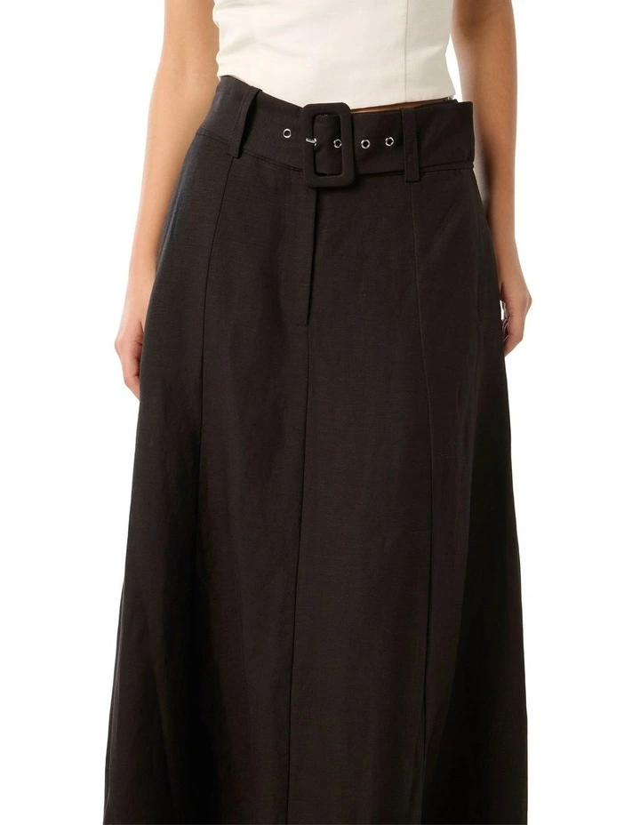 Brooklyn Maxi Skirt in Black image 4