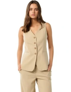 Freya Waistcoat in Cream