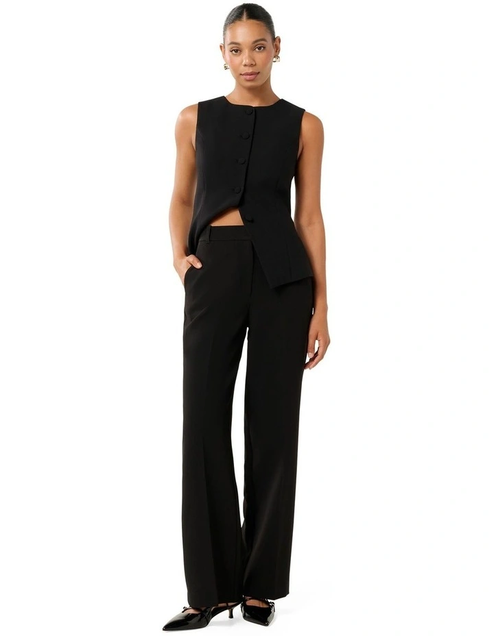 Pyper Straight Leg Pants in Black image 5