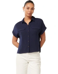 Sawyer Short Sleeves Shirt in Navy