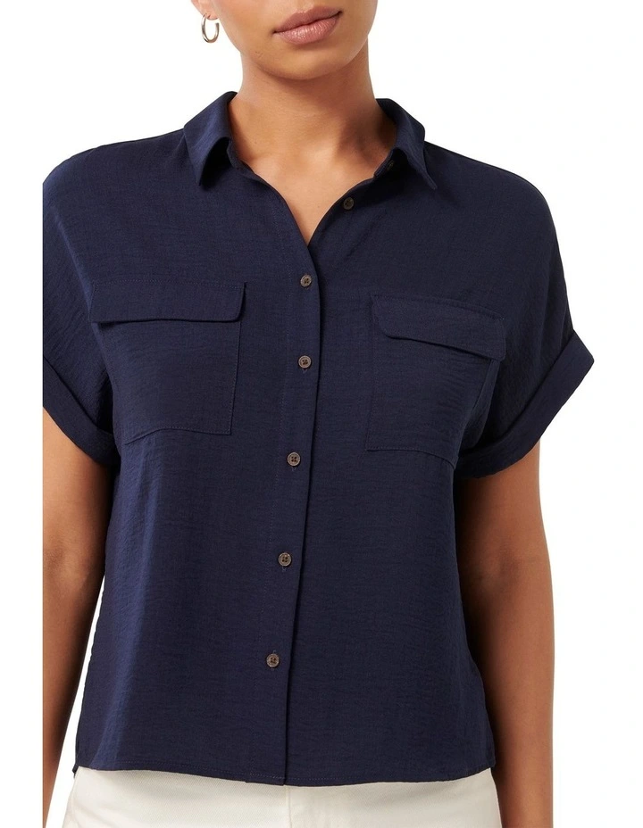 Sawyer Short Sleeves Shirt in Navy image 4