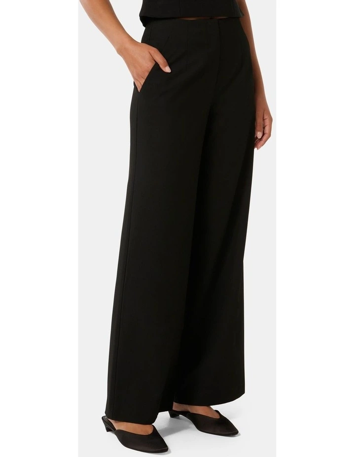 Finley High Waist Wide Leg Pants in Black image 3