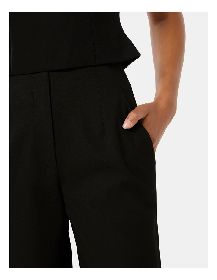 Finley High Waist Wide Leg Pants in Black image 4