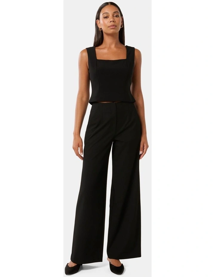 Finley High Waist Wide Leg Pants in Black image 5