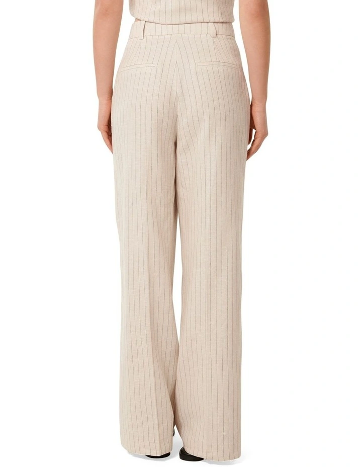 Blake Wide Leg Pants in Pinstripe Suit image 2
