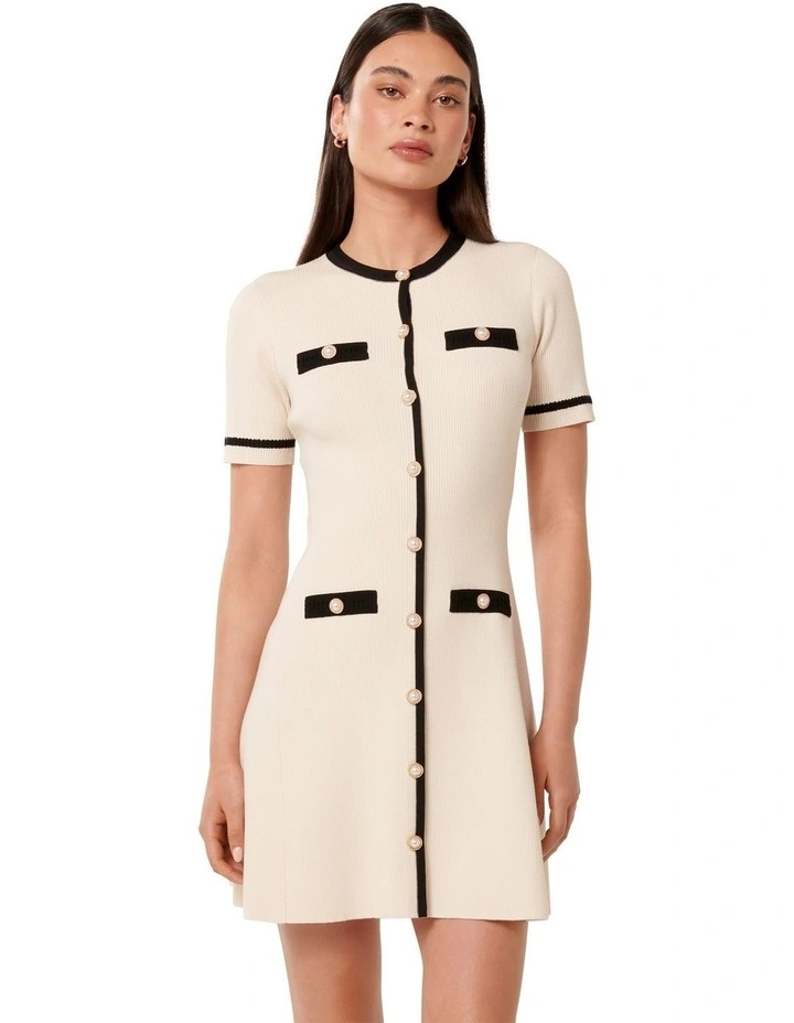 andmary ♡ Helen knit flare mini dress ワンピース andmary Helen