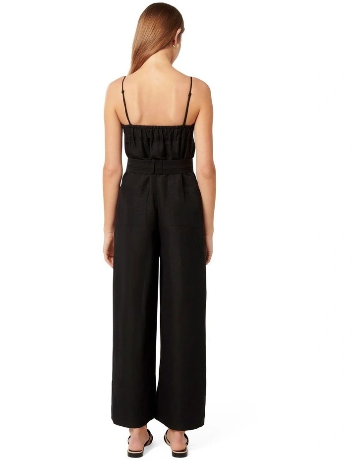 Rosa Utility Strappy Jumpsuit in Black image 2