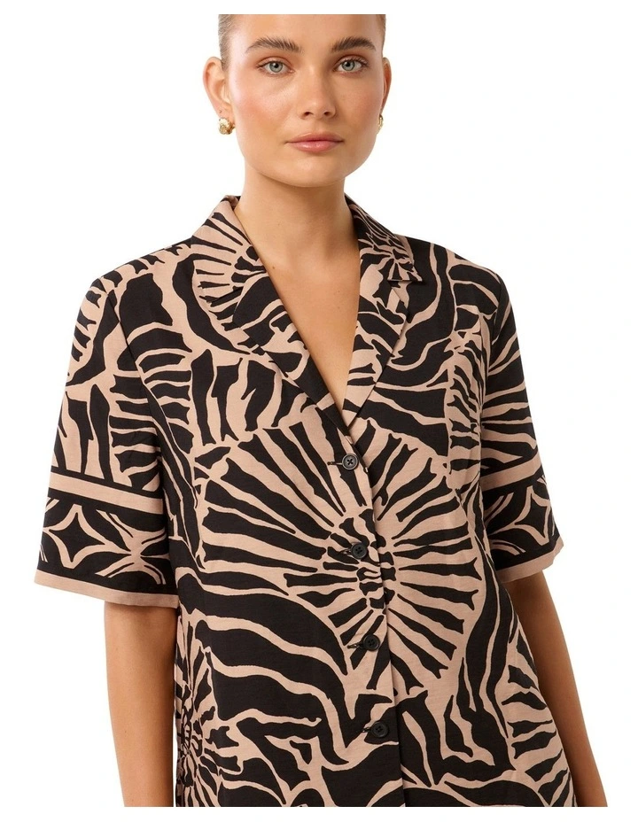 Ella Printed Shirt in Multi image 4