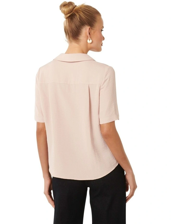 Esther Short Sleeves Shirt in Pink image 2