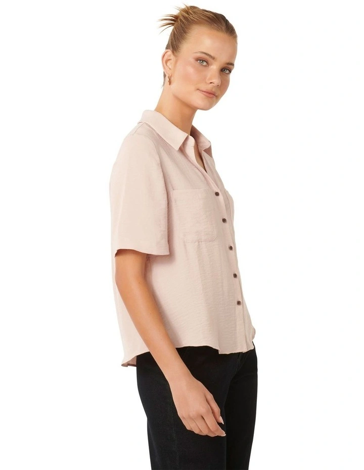 Esther Short Sleeves Shirt in Pink image 3