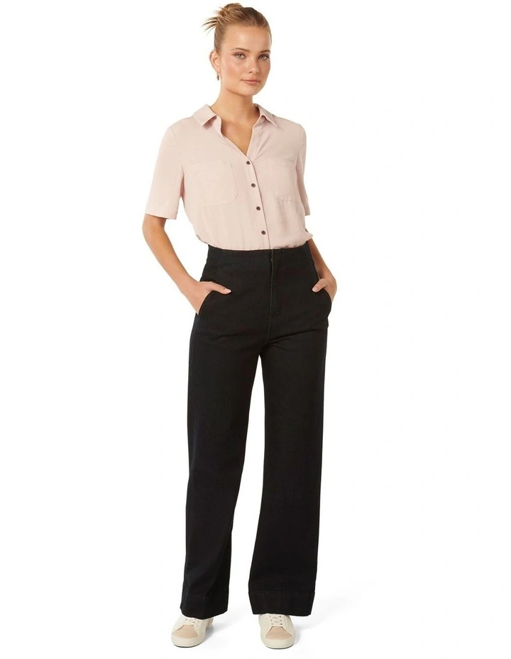 Esther Short Sleeves Shirt in Pink image 5