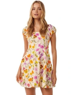 Bondi Seam Detail Mini Dress in Multi