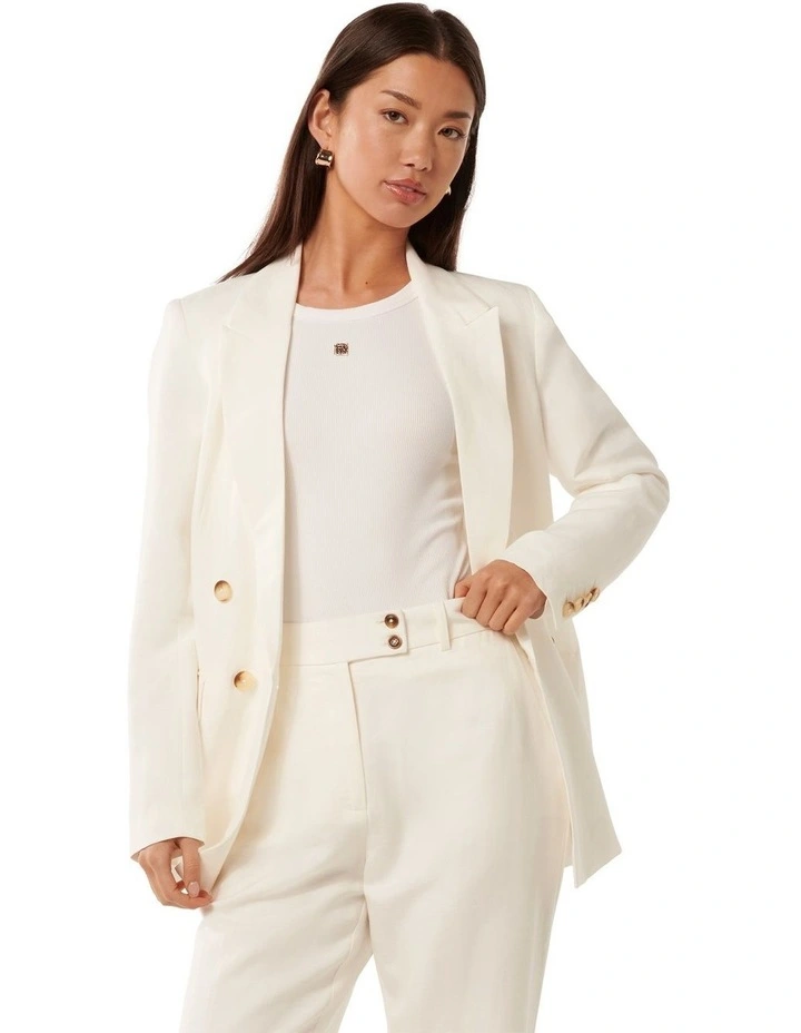 Rosie Hardware Front Tank Top in White image 1