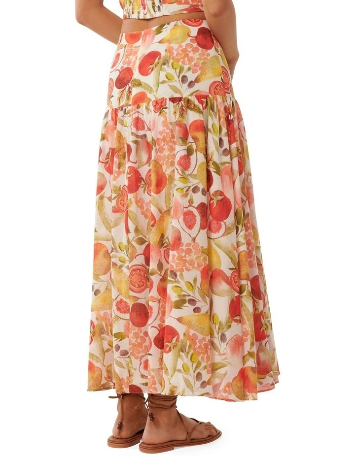 Flore Midi Skirt in Multi image 2