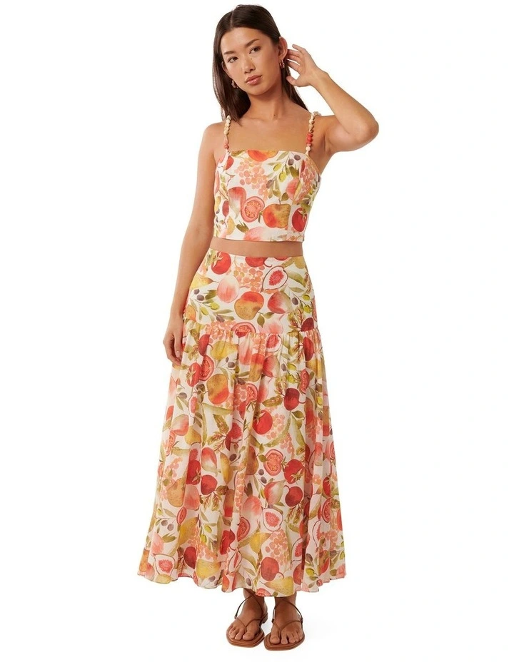 Flore Midi Skirt in Multi image 5
