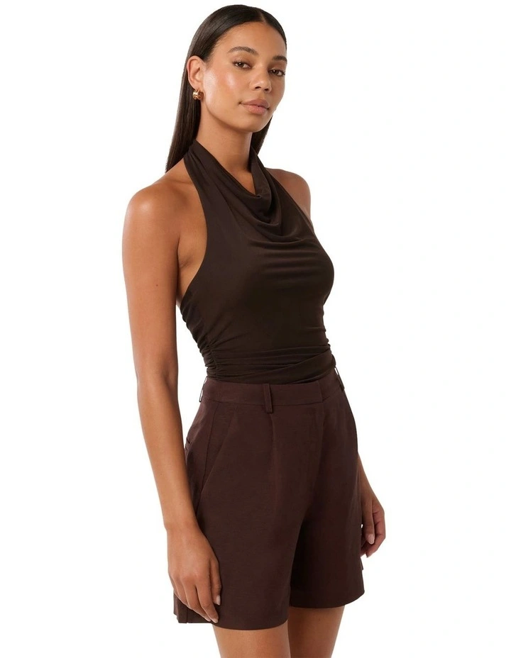 Steph Halter Mesh Top in Dark Chocolate image 3