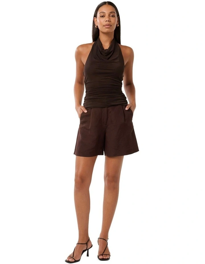 Steph Halter Mesh Top in Dark Chocolate image 5