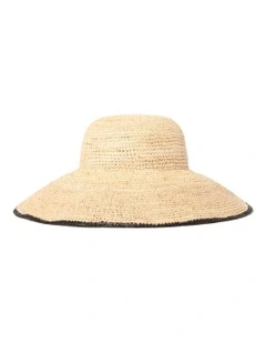 Rebecca Raffia Hat in Natural