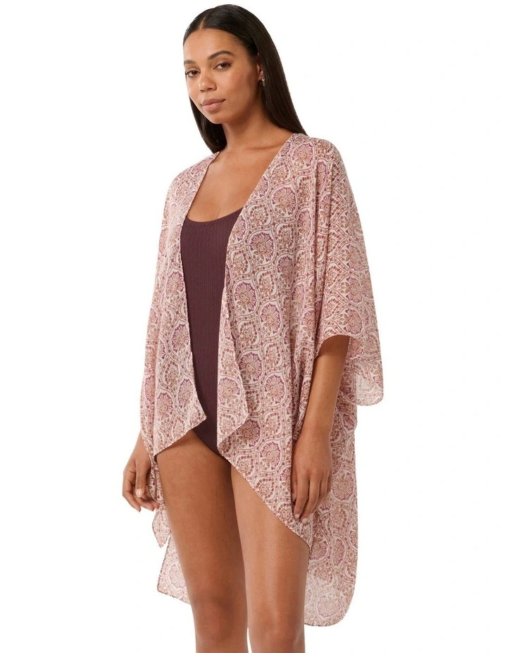 Lora Summer Kaftan in Multi image 3