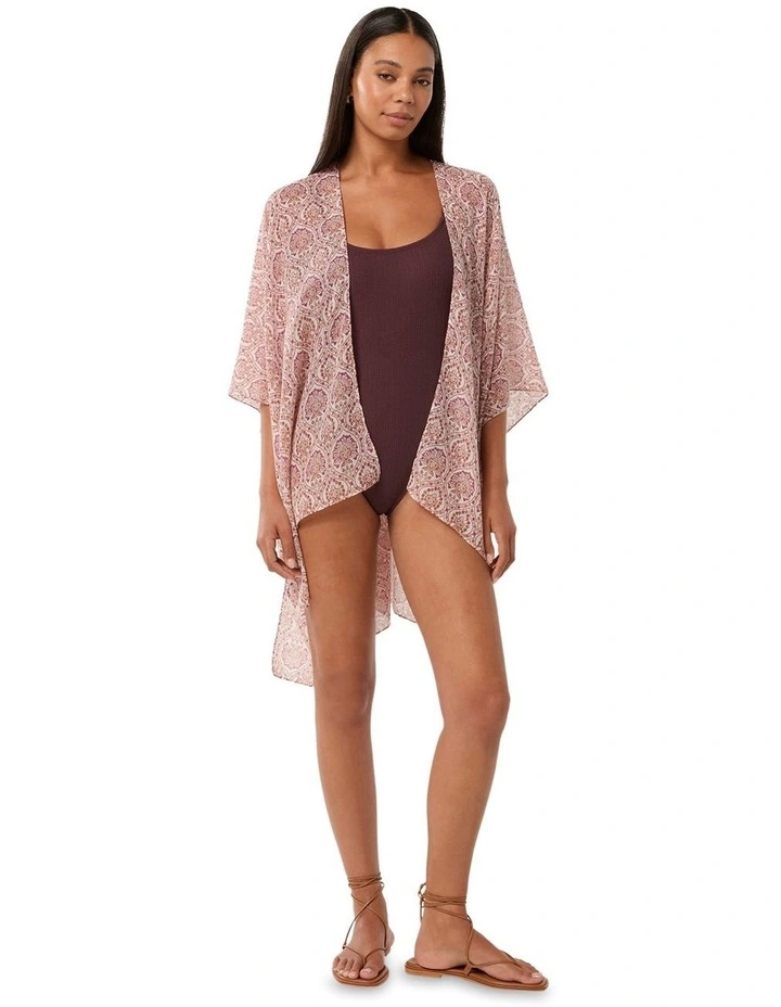 Lora Summer Kaftan in Multi image 5