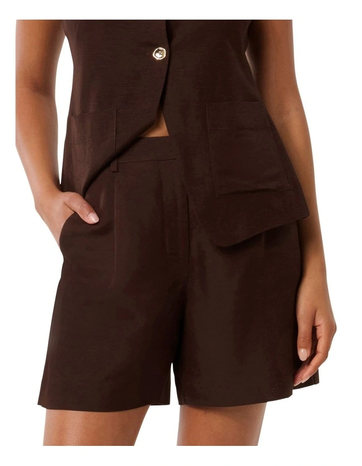 Salome Bermuda Shorts in Brown image 1
