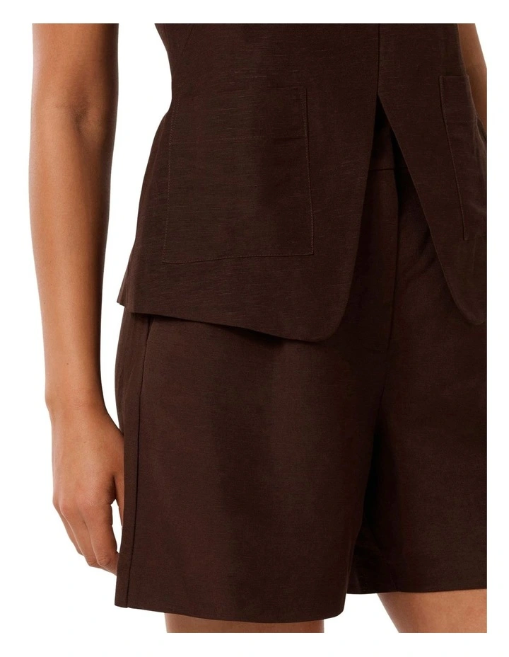 Salome Bermuda Shorts in Brown image 4