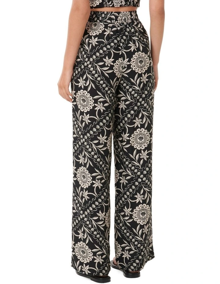 Annie Wide Leg Pant in Black image 2