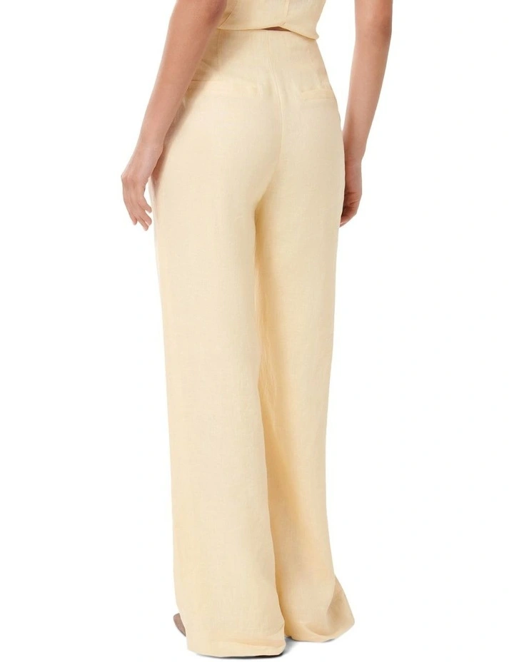 Cynthia Wide Leg Pant in Yellow image 2