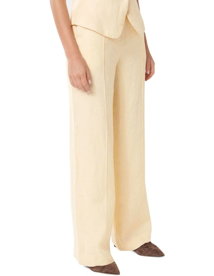 Cynthia Wide Leg Pant in Yellow image 3