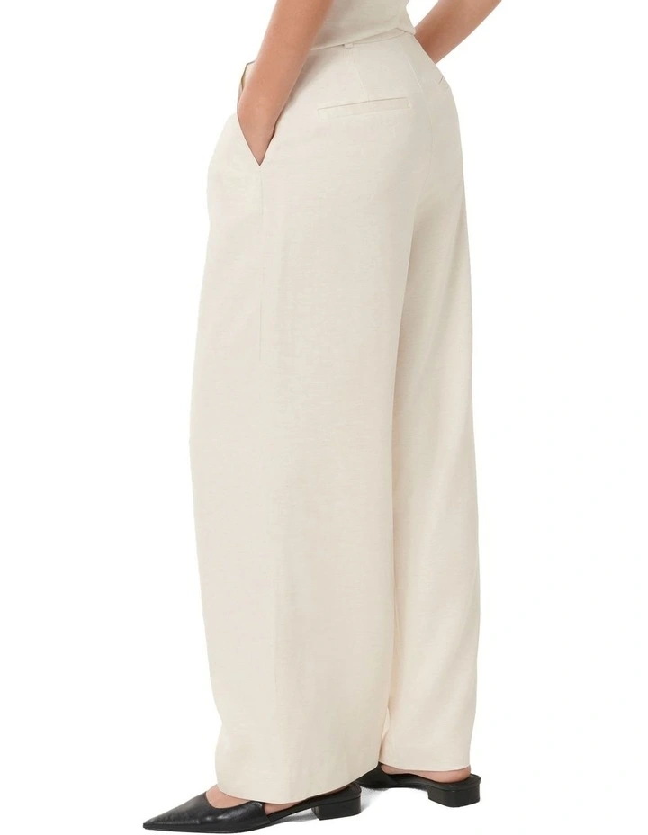 Macie Wide Leg Pant in Cream image 2