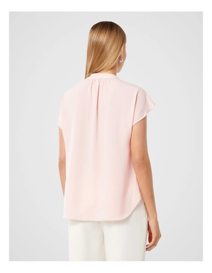 Venus Extended Shoulder Blouse in Pink image 2
