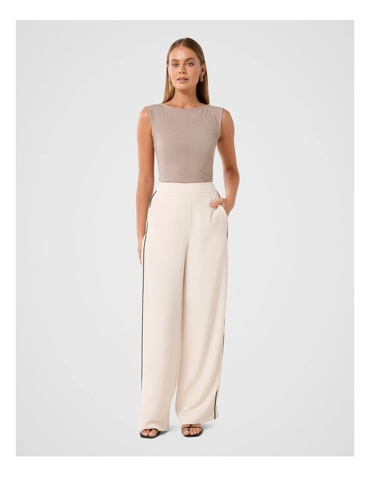 Francis Boat Neck Tank Top in Hazelnut Marle image 5
