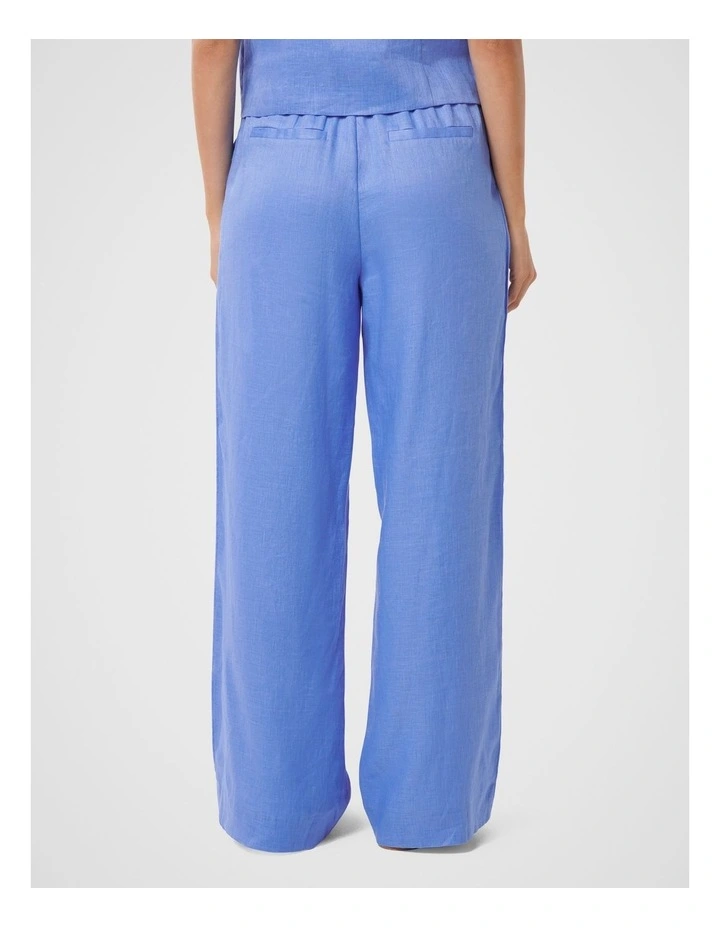 Logan Drawstring Straight Leg Pants in Blue image 2