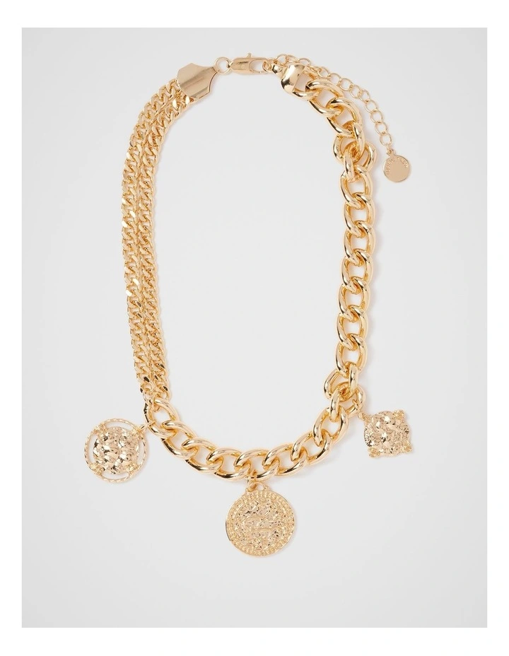Signature Carmen Coin Necklace in Gold image 1