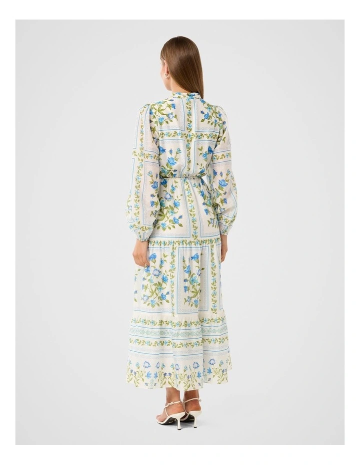 Tara Printed Midi Dress in Multi image 2